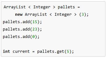 ArrayList get() .
